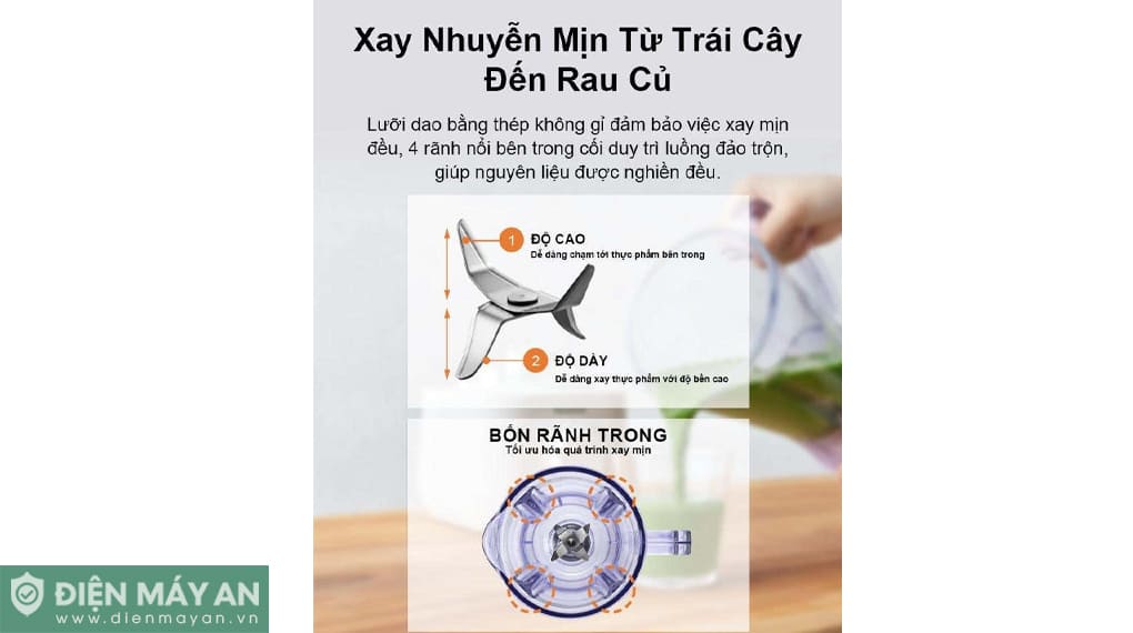 Máy xay sinh tố Panasonic MX-EP3171KRA